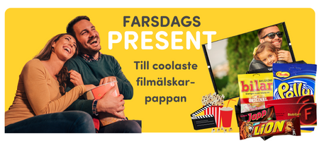 En biobox i present gör far glad på hans dag