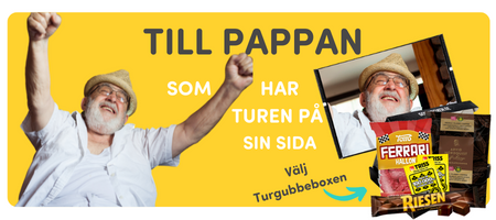 Farsdagspresent med Triss, Ferraribilar och kaffe - till turpappan